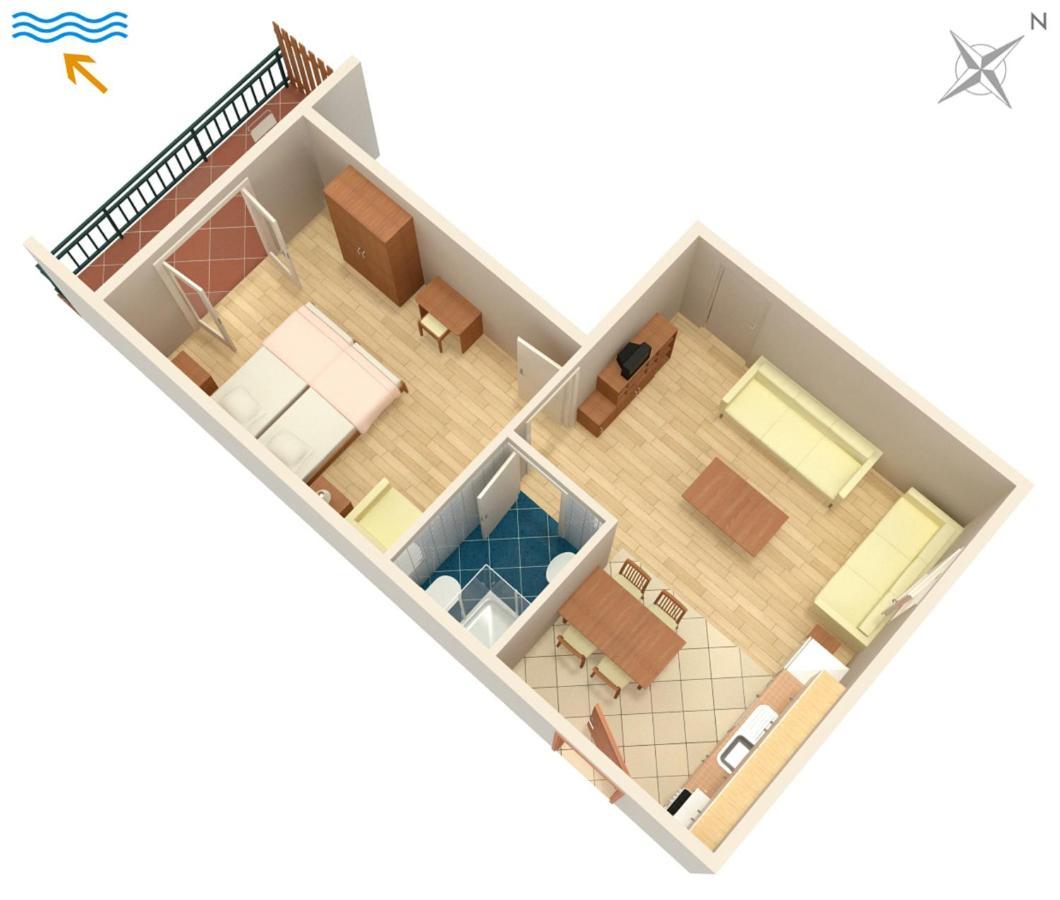 Apartments With A Parking Space Novi Vinodolski - 5514 Екстер'єр фото